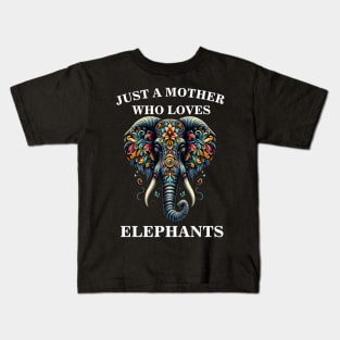 Ornate Elephants Artistic Reverie Kids T-Shirt